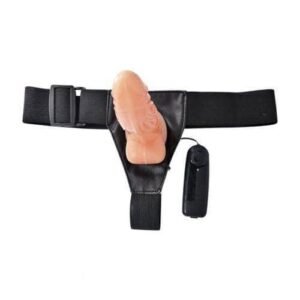Arnés con Prótesis Vibradora Ajustable 18 cm Silicona - STARSEX