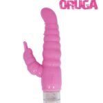 Vibrador Oruga Doble Estimulación Silicona 22,5 cm - STARSEX