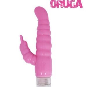 Vibrador Oruga Doble Estimulación Silicona 22,5 cm - STARSEX